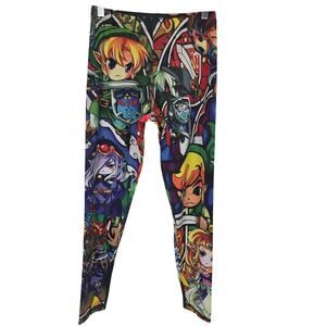 Living Dead Legend of Zelda Gaming Women's Athletic Leggings XL